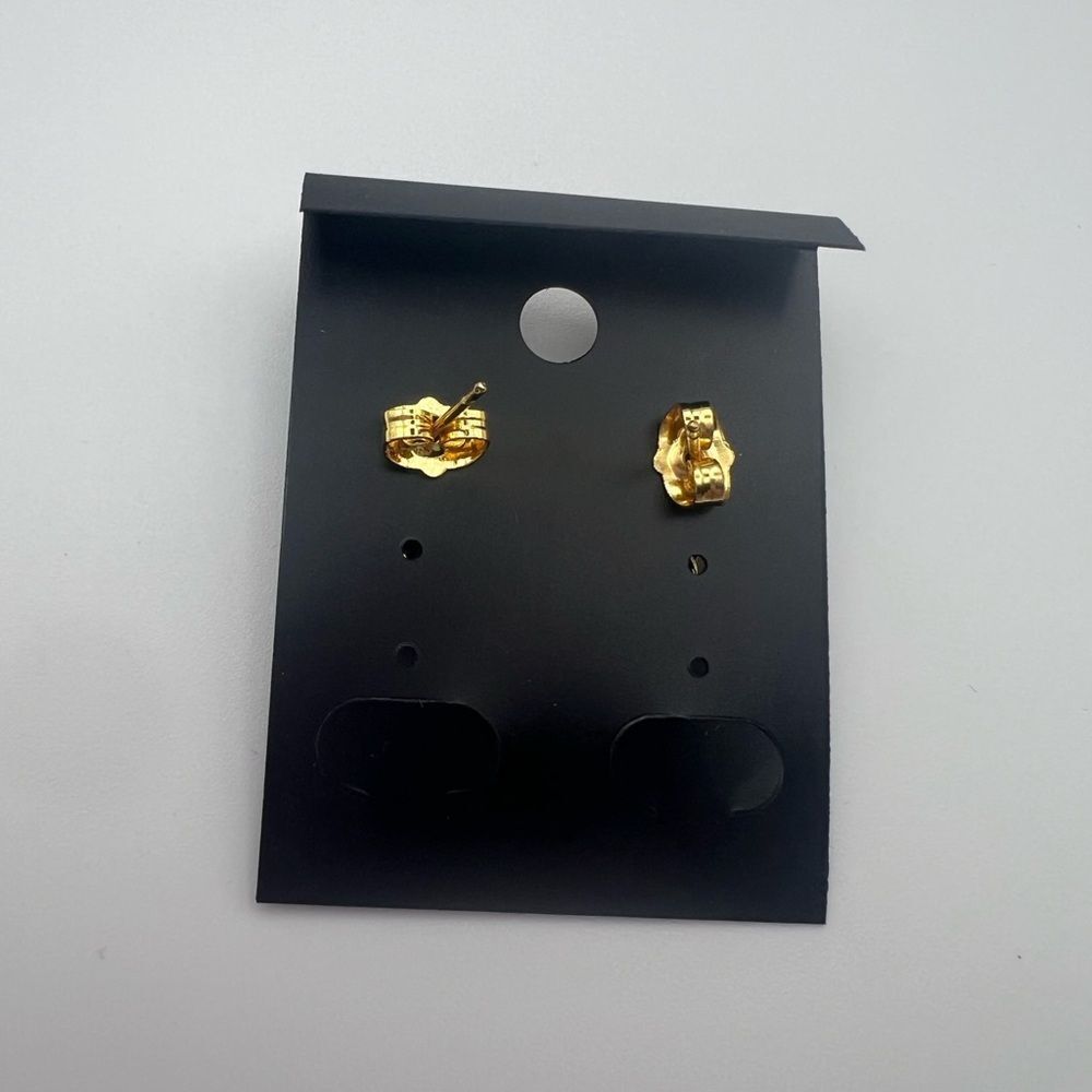 Elegant Gold and Silver Dangle Earrings - Picture 4 of 4